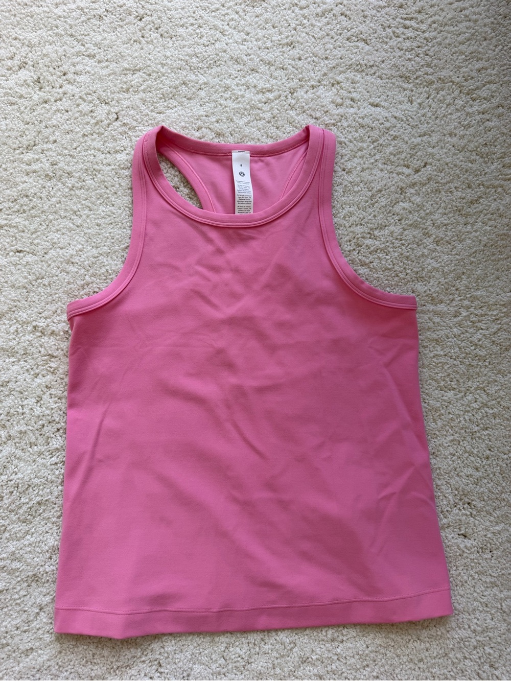 lululemon athletica Pink Racerback Tank 8
